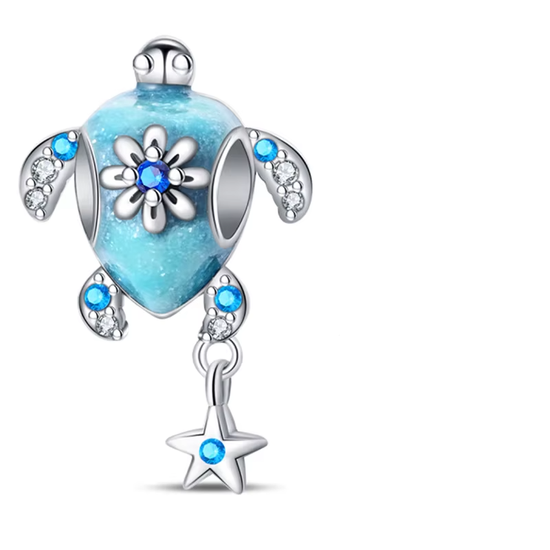 Berloque My Life em Prata 925 -Tartaruga com Estrela