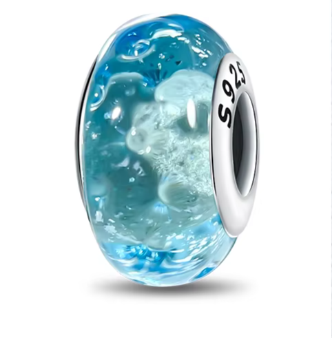 Separador de Berloques em Prata 925 - Azul