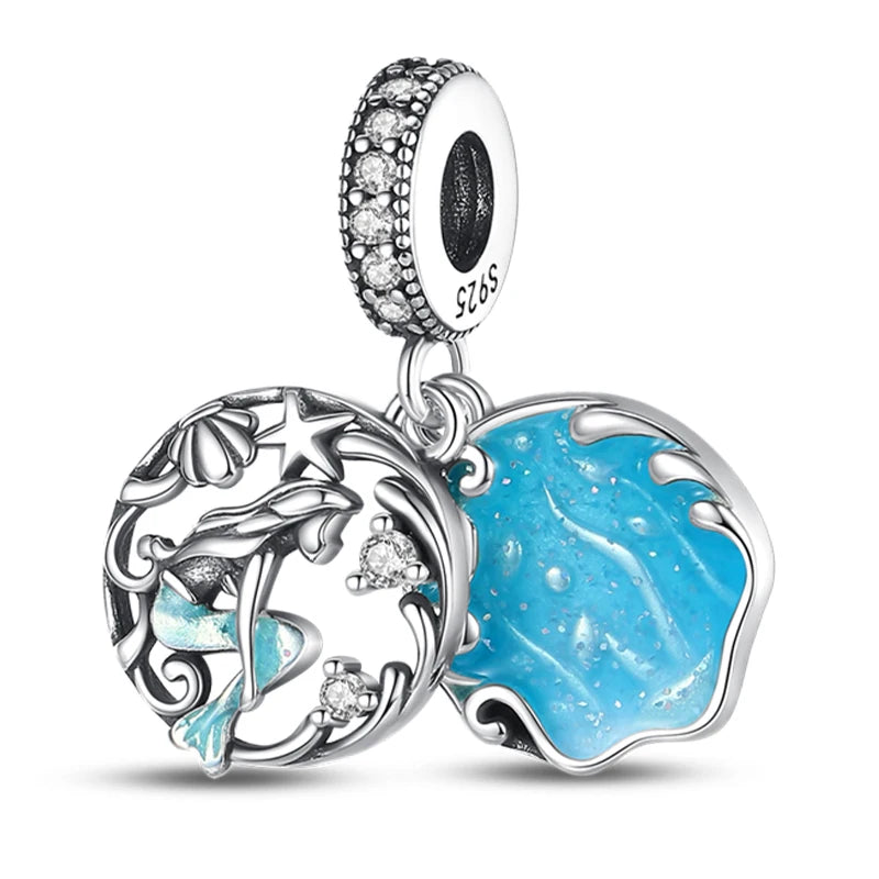 Berloque em Prata - Sereia