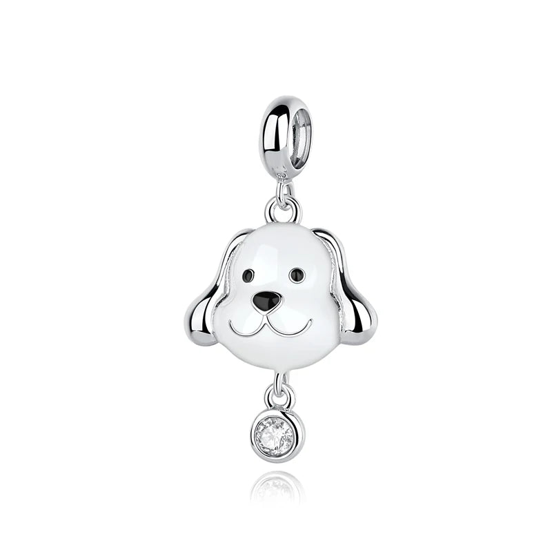 Berloque My Life em Prata - Cachorro