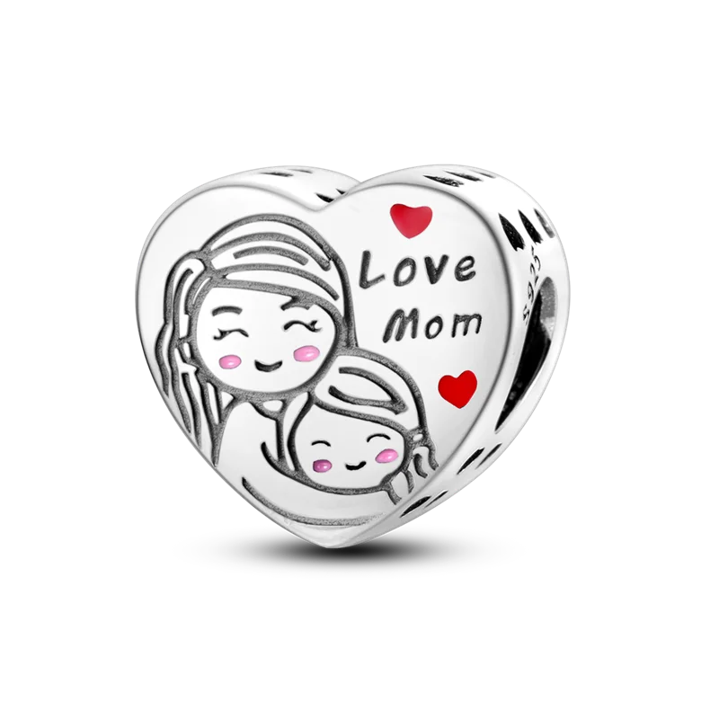 Berloque My Life em Prata 925 - Love Mom