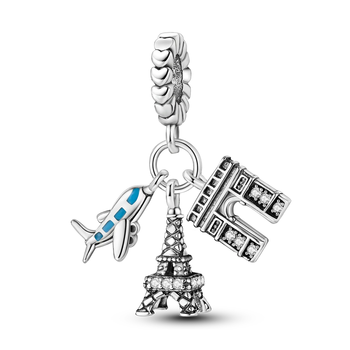 Berloque em Prata - Paris