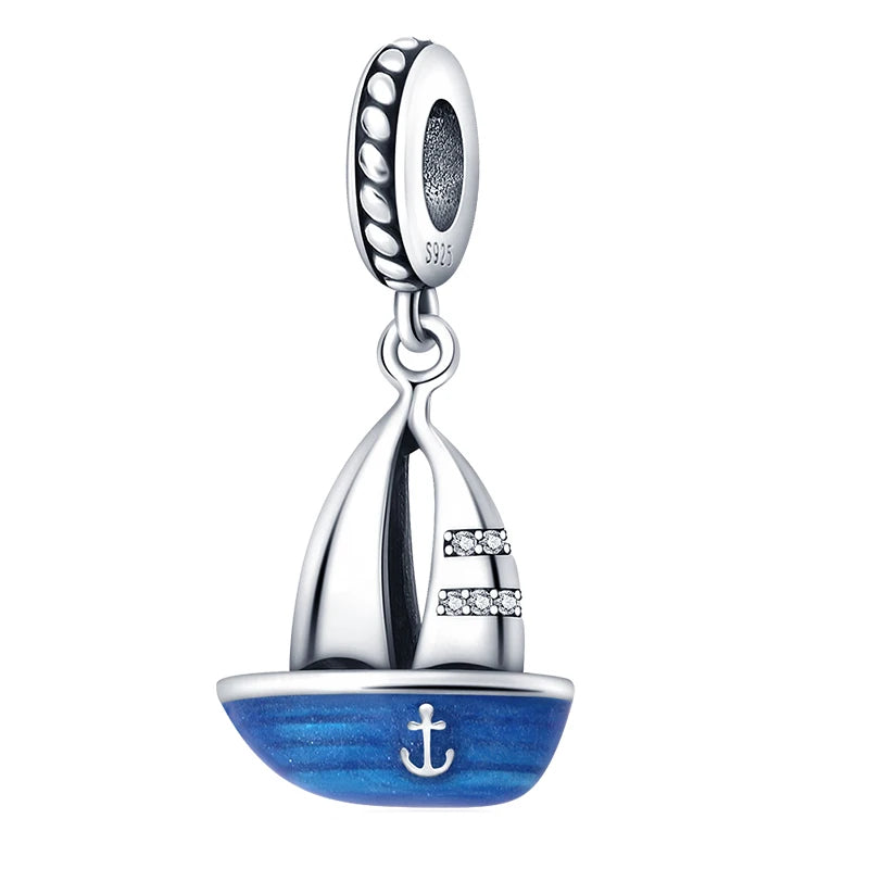 Berloque My Life em Prata - Barco