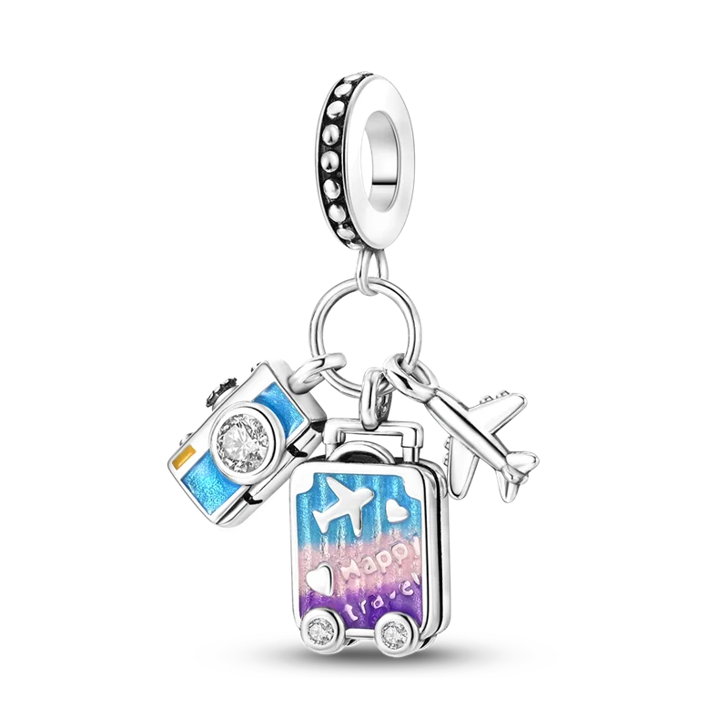 Berloque My Life em Prata 925 - Happy Travel