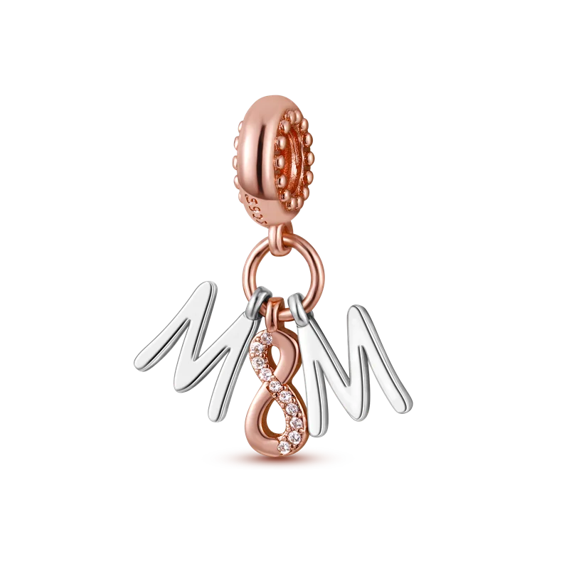 Berloque em Prata 925 - Mom