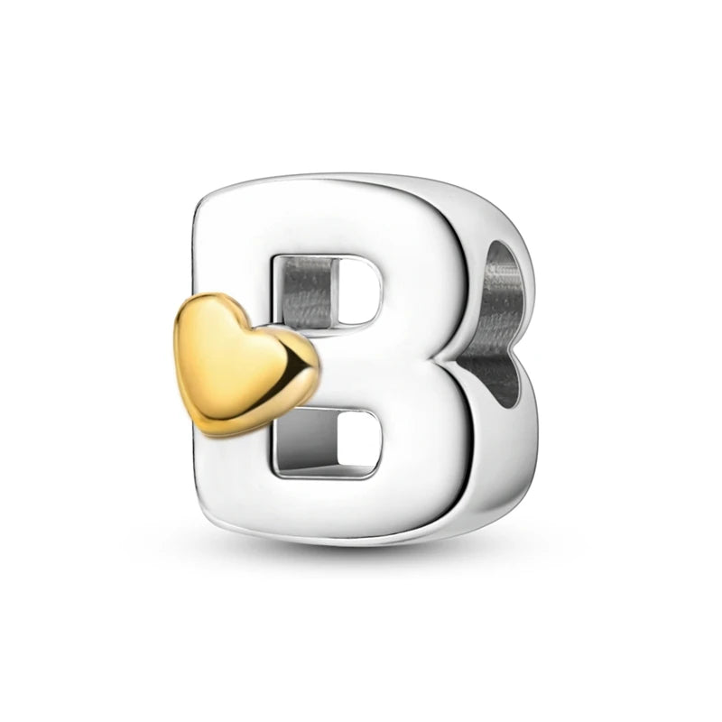 Berloque em Prata 925 - Charm My Life - Letras do Alfabeto