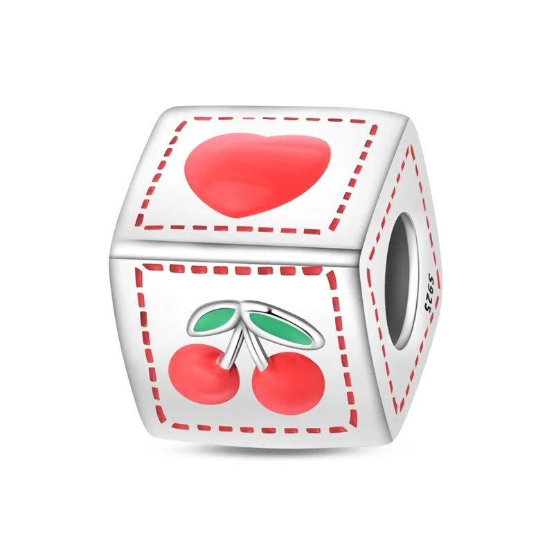 Berloque em Prata 925 - Cereja