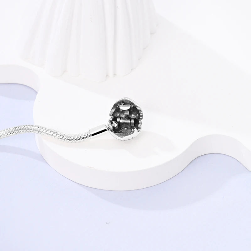 Pulseira para Berloque My Life - Coração com Flores