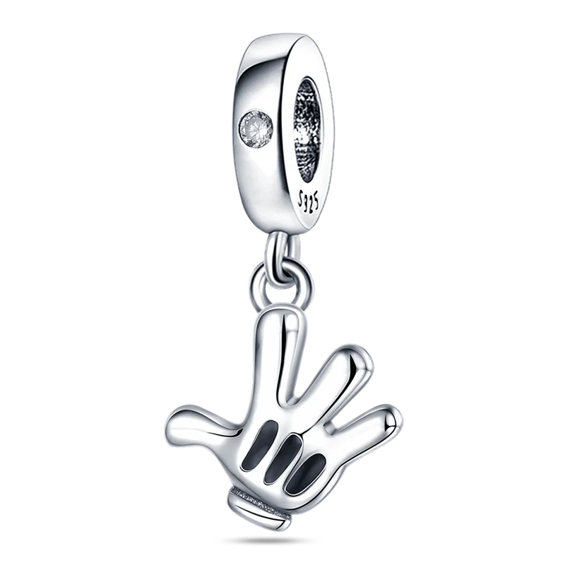 Berloque em Prata 925 - Mão Mickey Mouse