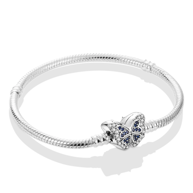 Bracelete para Berloque My Life - Borboleta com Pedras