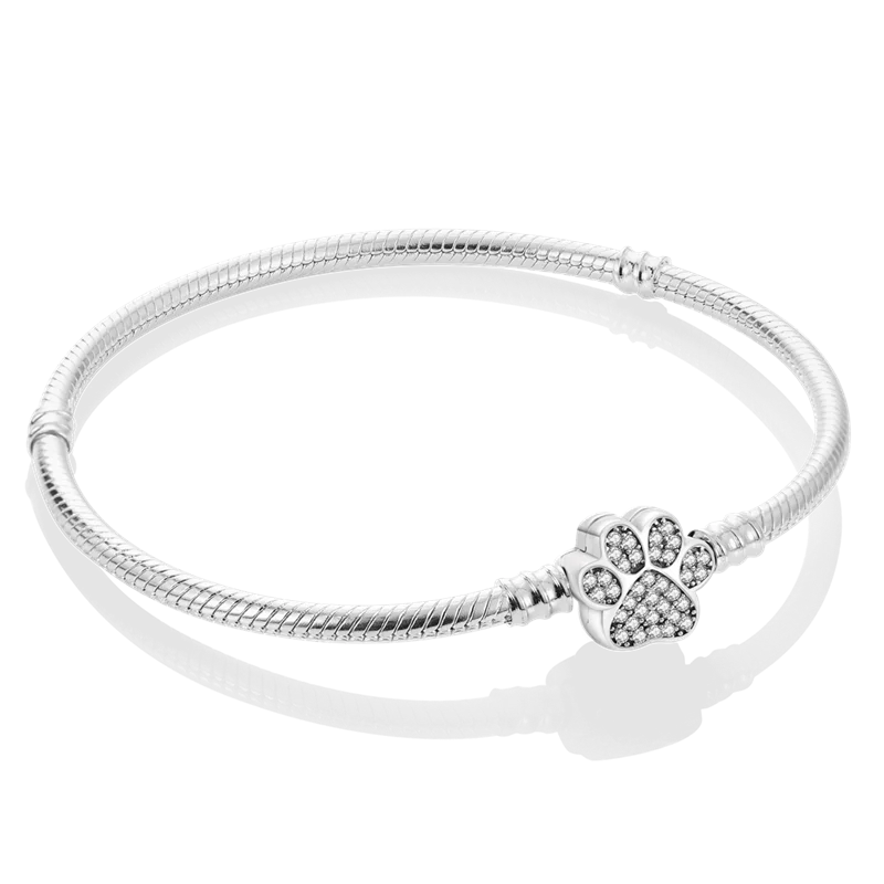 Bracelete para Berloques My Life em Prata com Patinha