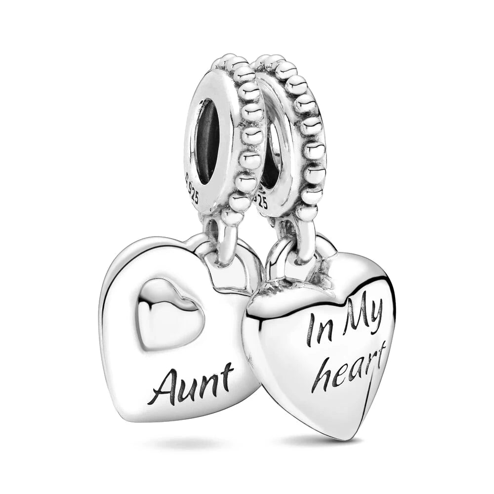 Berloque em Prata 925 - Aunt In My Heart