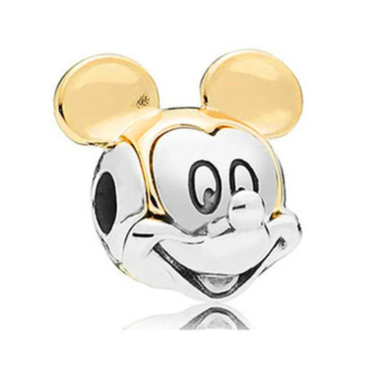 Berloque em Prata - Rosto Mickey