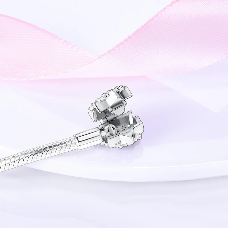 Pulseira para Berloques My Life em Prata - Floco de Neve