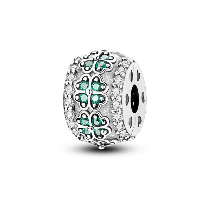 Separador de Berloques em Prata - Trevo