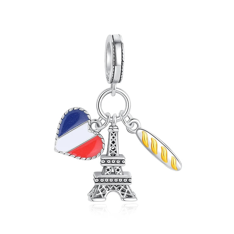 Berloque My Life em Prata 925 - Paris