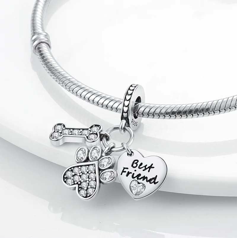 Berloque em Prata 925 - Pet My Best Friend