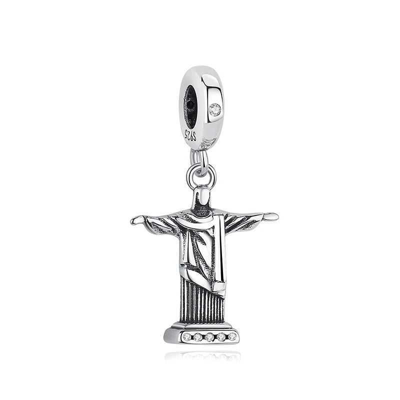 Berloque My Life em Prata 925 - Cristo Redentor