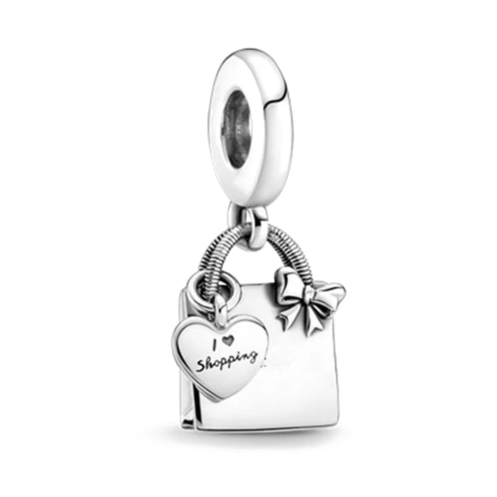 Berloque em Prata 925 - I Love Shopping