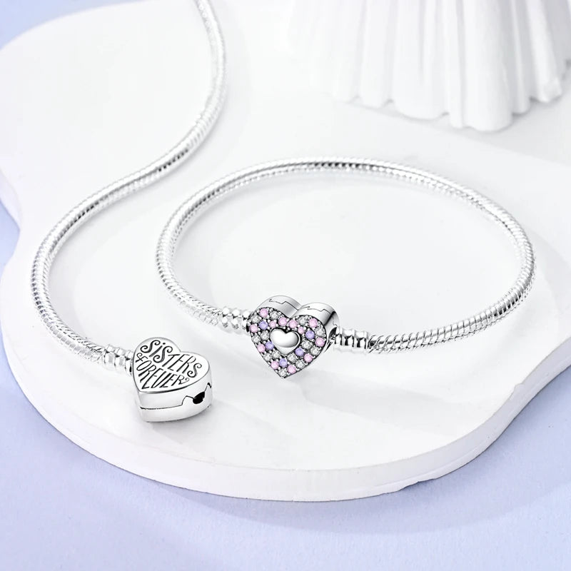 Pulseira para Berloque My Life - Coração com pedras