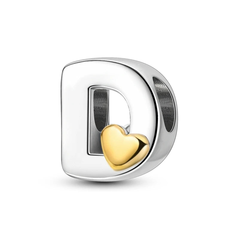 Berloque em Prata 925 - Charm My Life - Letras do Alfabeto