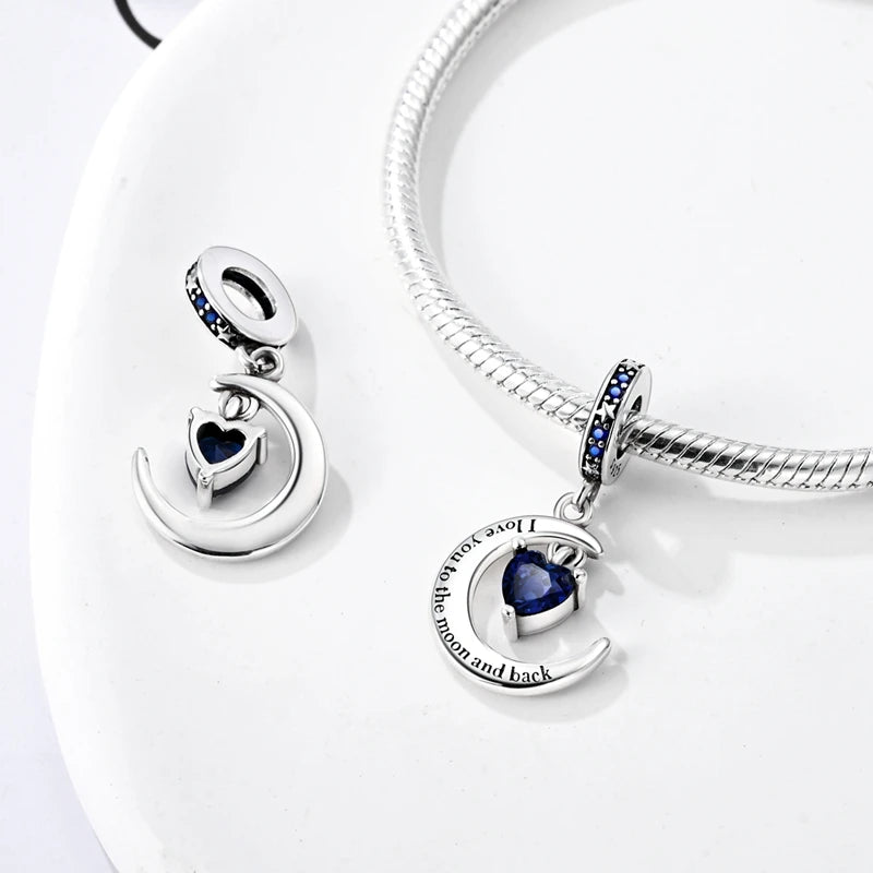 Berloque em Prata 925 - To The Moon And Back