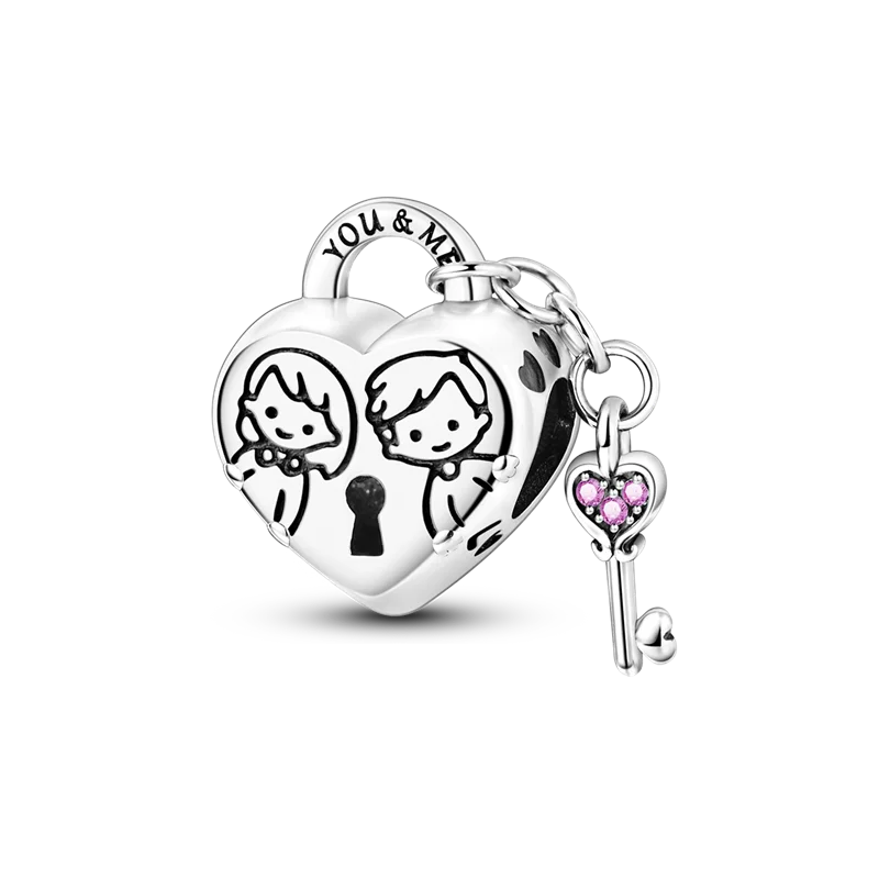 Berloque em Prata 925 - Cadeado You & Me