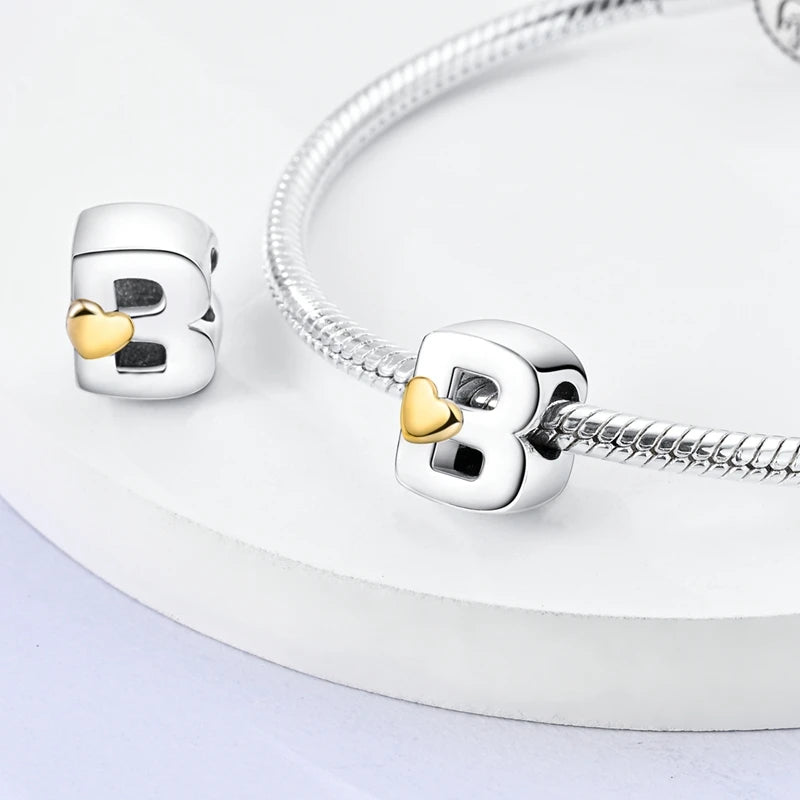 Berloque em Prata 925 - Charm My Life - Letras do Alfabeto