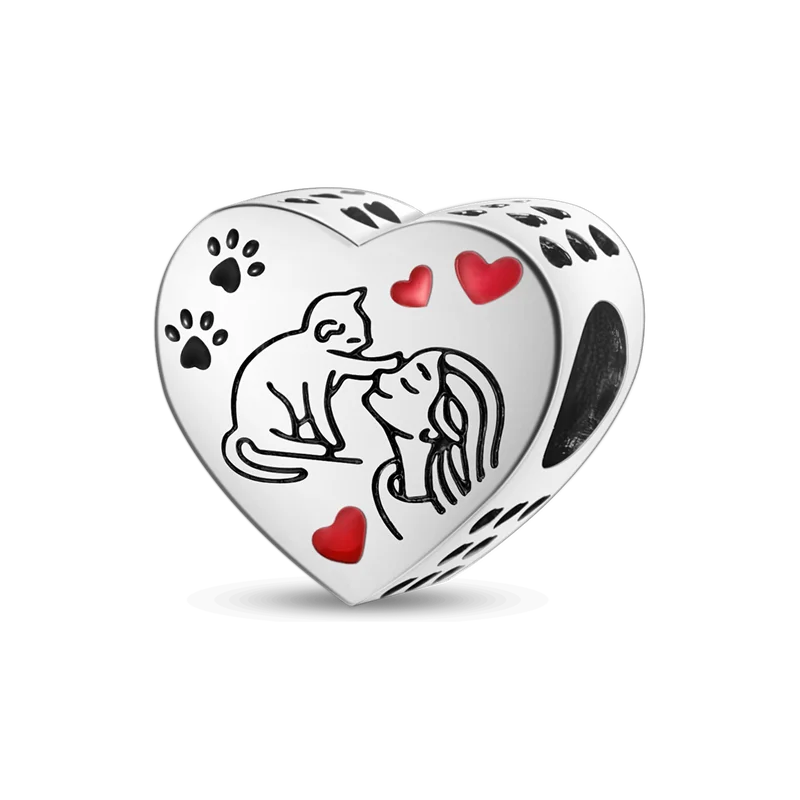 Berloque My Life em Prata 925 - Amor Felino