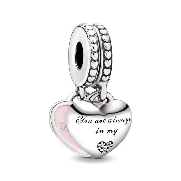 Berloque My Life em Prata 925 - You Are Always In My Heart