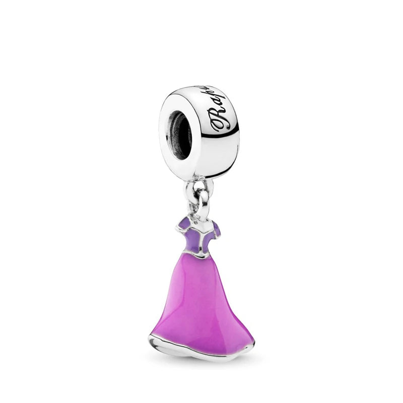 Berloque My Life em Prata - Vestido Rapunzel