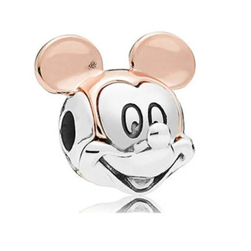 Berloque em Prata - Rosto Mickey