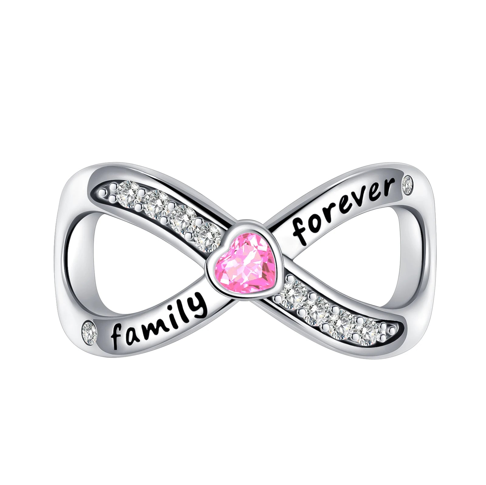 Berloque em Prata 925 - Infinito Family Forever