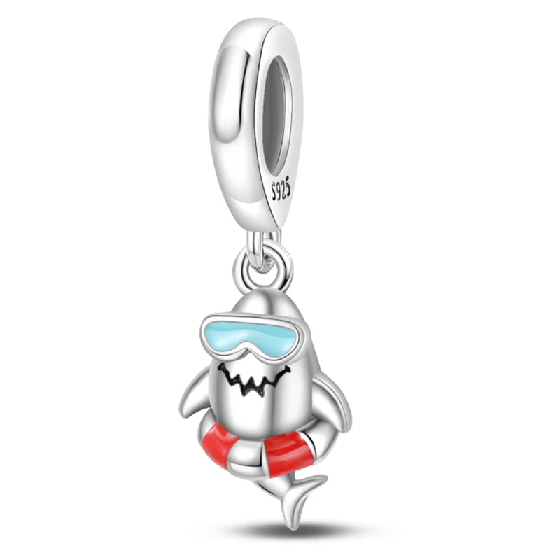 Berloque My Life em Prata 925 - Tubarão com Boia