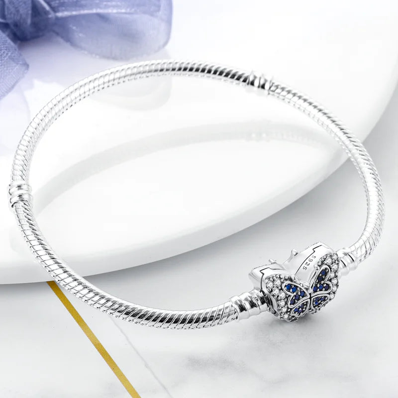 Bracelete para Berloque My Life - Borboleta com Pedras