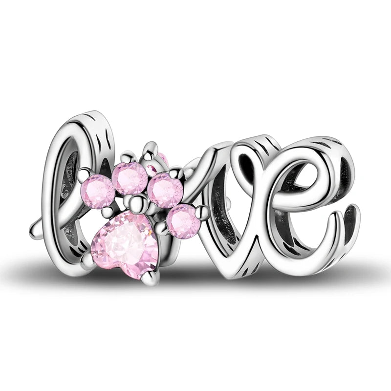 Berloque em Prata - Love pet