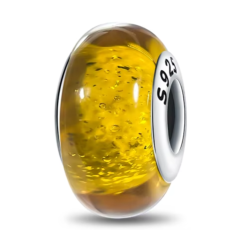 Separador de Berloques My Life em Prata - Amarelo