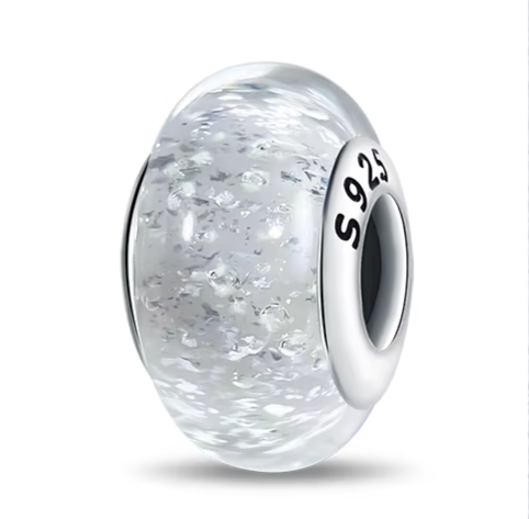 Separador de Berloques em Prata - Branco